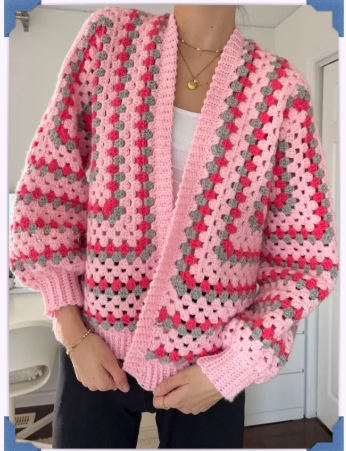 Cardigan hexagonal
